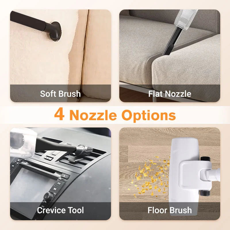 Cordless Vacuum Cleaner –  Powerful Suction for Home & Car