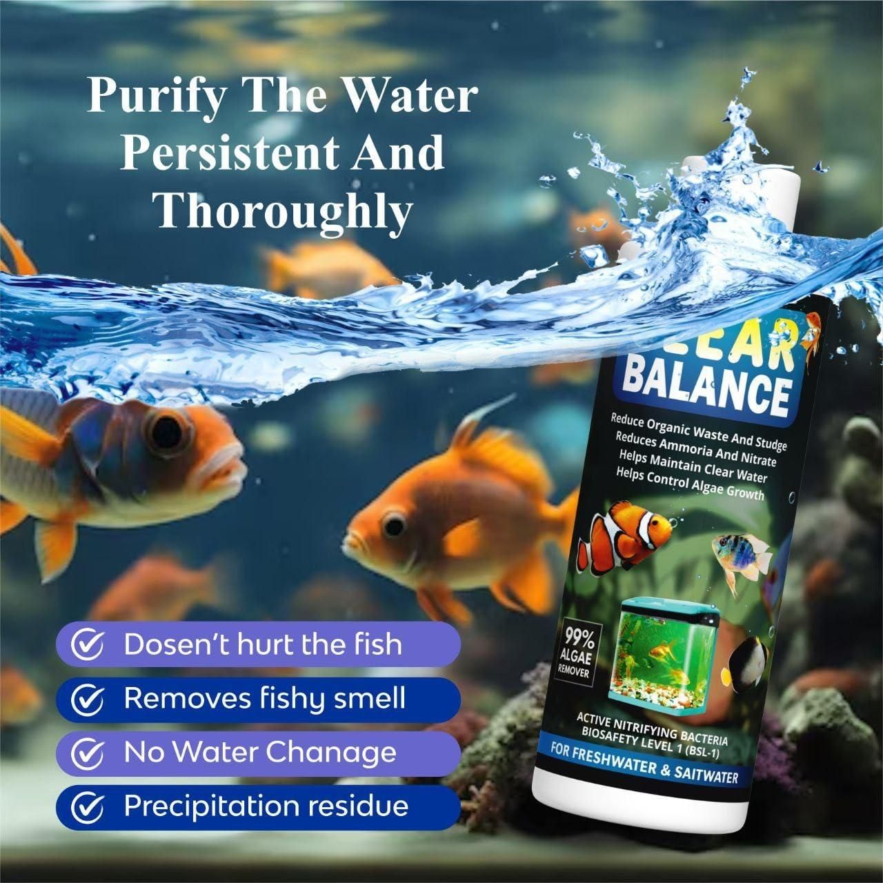 Clear Balance Fish Tank Water Purifier 🐟 (Buy 1 Get 1 Free)