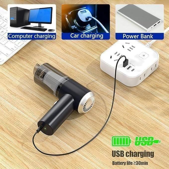 [UPGRADED] Portable Air Duster Wireless Vacuum Cleaner