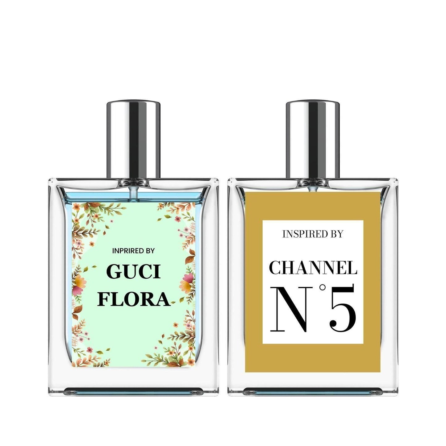 Inspired By Guci Flora & Channel N5 Eau De Parfume ( Pack of 2 )