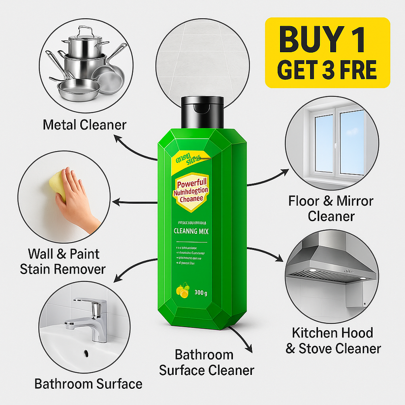 [ Buy 1 Get 3 Free ] Powerful Multifunctional Cleaner 🧽 - India's #1 Cleaner 🔥