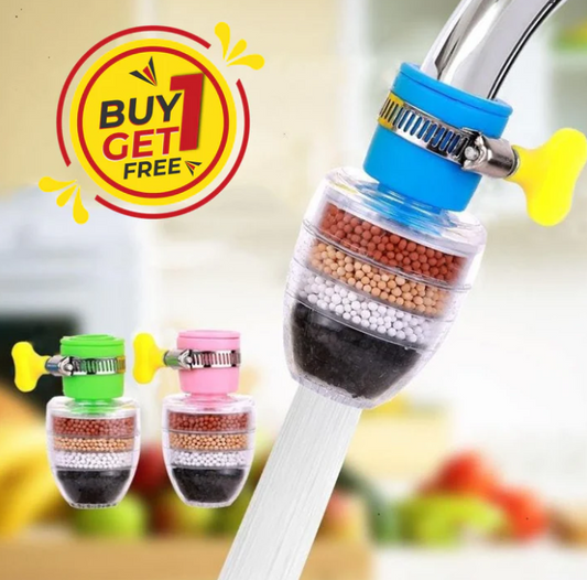 Multi-Layer Activated Carbon Water Faucet Filter 💧(Buy 1 Get 1 Free)
