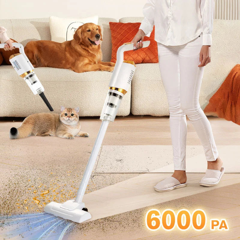 Cordless Vacuum Cleaner –  Powerful Suction for Home & Car